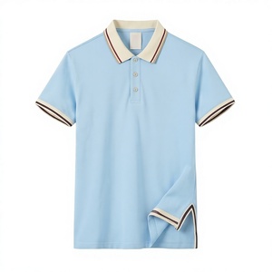 Men’s Yarn-Dyed Striped Collared T-Shirt Unique Style Soft Cotton Short Sleeve Summer Casual Comfortable Tee - Product Image 1