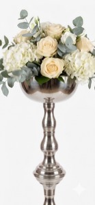Canni — Vase de fleurs Antique, vernis brillant en aluminium et laiton plaqué or, style moderne, luxueux, décoratif pour mariage, maison, Offre Spéciale - Product Image 6