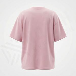 Camiseta de Mujer con Estampado a Color Personalizado, Logotipo con Transferencia Térmica, Algodón, Manga Corta, para Venta al Por Mayor, Ropa Moderna - Product Image 2