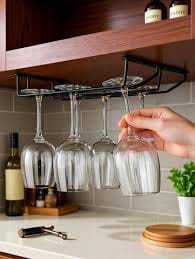 Porte-vin en bois pour 6 bouteilles, support de comptoir moderne et luxueux, résistant à la rouille, imperméable, capacité de 1L - Product Image 2