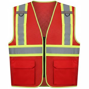 Meilleurs gilets de travail d'hiver respirants pour hommes, de qualité supérieure, en gros, pour l'extérieur, avec plusieurs poches, gilet de travail à 5 dimensions de poches - Product Image 2