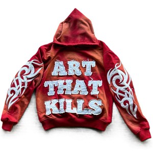 Nouvel Arrivage – Sweat à Capuche Oversize OEM en Coton Lourd 100% Délavé à l'Acide, Qualité Supérieure, Effet Vieilli, Personnalisable, Style Streetwear - Product Image 1
