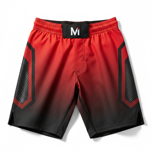 Pantalones Cortos de MMA Personalizados de Alta Calidad, Tela Elástica en 4 Direcciones, Pantalones de Boxeo, Pantalones Cortos de Entrenamiento de Artes Marciales para Hombre, Equipo Profesional - Product Image 1