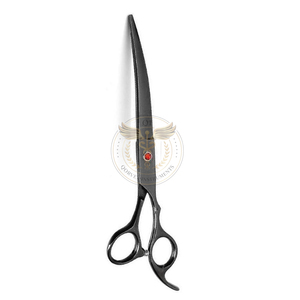 Luxury Stainless Steel Pet Grooming Scissors with Holes and Titanium-coated <b>Blades</b> for Precision Cutting - Product Image 6