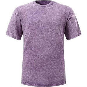 T-shirt Homme Personnalisé avec Logo, Vintage, Délavé à l'Acide, Écologique, Coupe Slim, Manches Courtes, DTG DTF, Coton Lourd 100% Vierge - Product Image 2