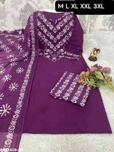 Top Quality Pure Cotton with Bandhej/Bandhani Print Straight Long <b>Kurti</b>-Pant-Dupatta Set Indian Supplier <b>Woman</b> Fashion Exporter - Product Image 2