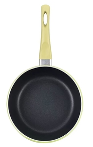 Ensemble de casseroles en forme de pomme verte, 1 pièce, revêtement antiadhésif en émail, aluminium, poignées en plastique, couvercles en verre + silicone - Product Image 3