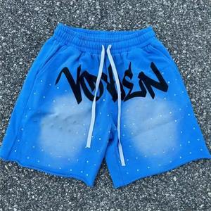 Shorts Bermuda Décontractés Homme Personnalisés 2026 – Polyester/Coton Haute Qualité, Motif Uni, Effet Délavé Soleil, Lavage Acide, Respirant - Product Image 2