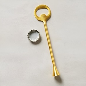 <b>Magnetic</b> Metal Bottle Opener With Cap Catcher For Kitchen Refrigerator Easy Storage Strong Durable Construction - Product Image 2