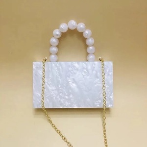 Escultura de Resina Hecha a Mano con Asa de Perla Blanca, Decoración Artística Rectangular, Decoración de Moda para el Hogar, Forma Personalizada - Product Image 4