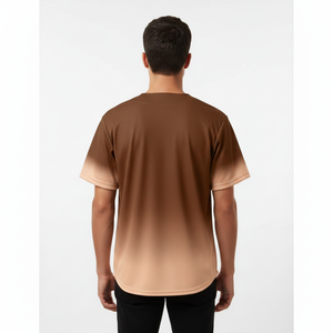 Adult <b>Baseball</b> Uniform Custom Printed Breathable Short Sleeve Jersey for Men 100% Polyester Sportswear - Product Image 2