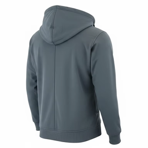 Sweat à capuche zippé décontracté pour homme, logo personnalisé, molleton de coton, vêtements de sport confortables, fournisseur OEM en gros - Product Image 4