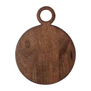 Unique Design Vegetable or Fruit Pizza Cutting Board Mango Wooden Chopping Board Natural Finishing Salad Serving Chopper Board - Product Image 4