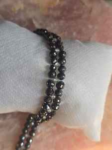 Pulsera de Diamantes Moissanite en Blanco y Negro, Hermosa Pulsera para Mujer - Product Image 5