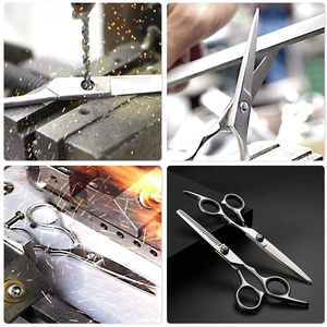Professional Barber Thinning <b>Shear</b> Set Best Stainless Steel Hair Cutting Scissors with Sharp Tip Wholesale Beauty Tool - Product Image 6