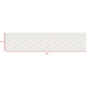 Floral Printed Classic Design Christmas Table <b>Runner</b> For Dining Table With Custom Size And Design Rectangle - Product Image 6