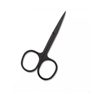 Tijeras de Maquillaje Mini A&N 2025 al por Mayor, de Acero Inoxidable, para Pestañas, Cejas y Piel Muerta, con Cuchilla Recta Afilada, Color Negro ANAAIF - Product Image 2