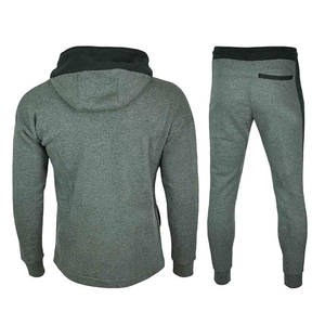 Chándal de Invierno para Hombre, Diseño de Fabricante, Material de Algodón, OEM ODM, Color Sólido, Nuevo Diseño, Transpirable, de Alta Calidad, con Cierre - Product Image 4