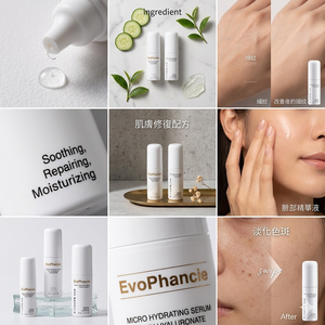 Sérum facial pour les taches brunes, les ridules et le teint inégal - Formule réparatrice douce et sûre pour la peau - Product Image 3