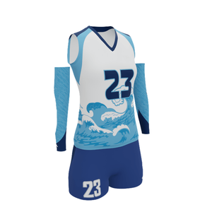 Custom Women <b>Volleyball</b> Jersey <b>Set</b> Sleeveless Quick Dry Compression Sleeves Team Uniform OEM ODM Wholesale Factory Gear - Product Image 4