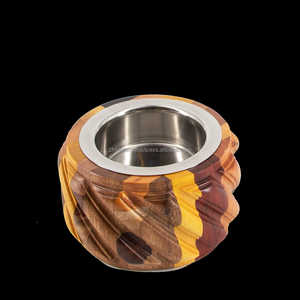 Luxe Fusion Résine Incrustation En Bois Mubkhar Brûleur Élégant Décoratif Arabe Porte-Encens Religieux Bois De Santal Maisons Hôtels Eid - Product Image 5