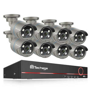 Kit de caméra de sécurité POE 4MP en gros avec vision nocturne couleur pour systèmes de surveillance - Product Image 1