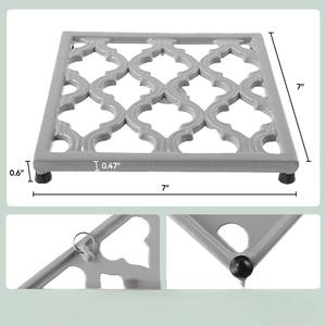 Trípode Metálico de Alta Calidad para Ollas Calientes y Uso en la Cocina, Elegante Soporte de Hierro para Protección de Mesa de Comedor, Multiusos - Product Image 4