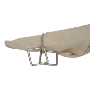 Anneaux de serviette tendance en métal, parfaits pour la vaisselle, porte-serviettes en aluminium couleur argent, décoration de table à manger, événement hôtelier - Product Image 2