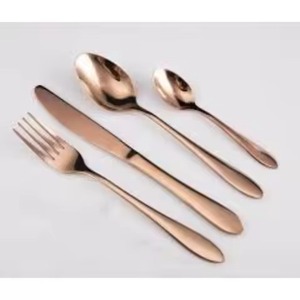 <b>Classic</b> Stainless Steel Flatware Set with High Mirror Polish for Wedding Dining Use - Product Image 2