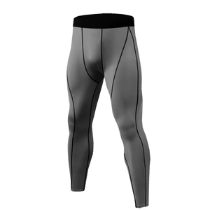 <b>Mens</b> <b>Compression</b> Wear Long Sleeve <b>Compression</b> <b>Shirt</b> with <b>Compression</b> Leggings High Performance Fitness Training Activewear - Product Image 2