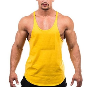 เสื้อกล้ามออกกำลังกายสำหรับผู้ชายชุดออกกำลังกายผลิตตามสั่ง - Product Image 5