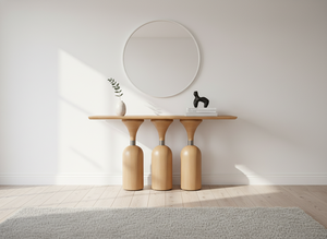 Console <b>Table</b> Plywood Coffee <b>Table</b> for Living Room Custom Factory Direct Export Quality Handcrafted Indoor Wholesale OEM ODM - Product Image 5