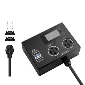 Presa di Distribuzione Elettrica Intelligente NEMA 14-30 240V con Indicatore LED a 3 Colori, Splitter per Asciugatrice e Veicoli Elettrici - Product Image 1