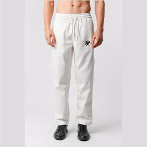 Pintex Jogger <b>Pants</b> - <b>White</b> Jogger <b>Pants</b> for <b>men</b> - Product Image 2