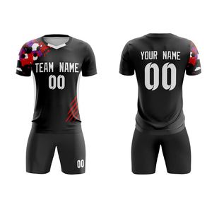 Fully Sublimation Custom Design Made <b>Soccer</b> Jersey And Shorts Set Hot Sale Sports wear Lightweight <b>Soccer</b> Uniforms - Product Image 1