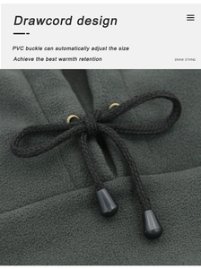 Balaclava unisexe à capuche réglable, cache-cou d'hiver pour le ski en plein air, respirant et imperméable, en polaire verte, taille adulte - Product Image 6