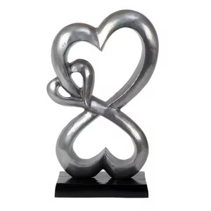 Unique Metal Sculpture Figurine <b>Decorative</b> Showpiece Home Living Room Office <b>Table</b> <b>Decor</b> Interior Accent - Product Image 6