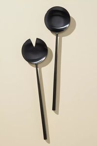 Juego de 2 Cucharas para Ensalada Hechas a Mano con Cuerno de Búfalo, Material Natural, Utensilios de Cocina Ecológicos - Product Image 6