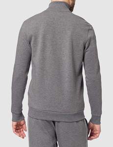 Ensemble de survêtement technique en molleton pour homme, col à capuche, motif uni, deux pièces, pour le jogging d'hiver - Product Image 4