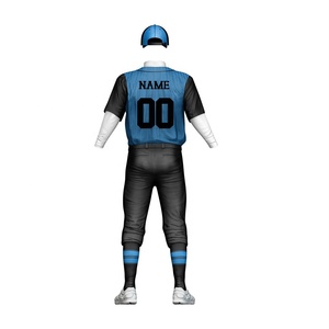 Wholesale Sportswear Uniform Men Short Sleeve Sublimation Baseball Jersey Softball Custom Logo Breathable <b>Sets</b> - Product Image 2