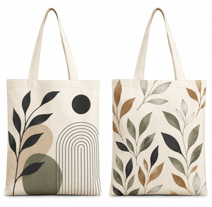 New Arrival Fashionable Women's Customized Canvas Tote <b>Bags</b> with Long Handle Luxury Style Travel Shopping <b>Bag</b> <b>Cheap</b> Price - Product Image 6