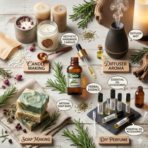 Huile parfumée à la rosemarine – Parfum aromatique frais et végétal pour bougies, fabrication de savons, diffuseurs, parfums, bombes de bain et projets de bricolage - Product Image 4