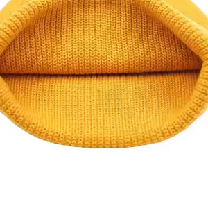 Minimal Beanie <b>Hat</b> Plain Knit Beanie <b>Hat</b> Soft Warm <b>Winter</b> Casual Outdoor Simple Fashion Style - Product Image 2
