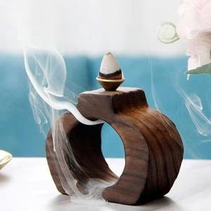 Décoration islamique du Ramadan, porte-encens en bois Bakhoor, article cadeau par Madiha Art And Craft - Product Image 1