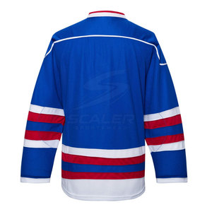 Maillot de hockey sur glace léger, à séchage rapide, anti-humidité, grande taille, avec tissu flexible pour hommes, pour l'entraînement en équipe et les matchs. - Product Image 2
