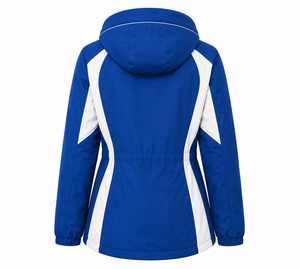 เสื้อแจ็คเก็ตกันน้ำสำหรับคุณแม่ตั้งครรภ์ สีแดง สำหรับฤดูหนาว ยี่ห้อ OEM พร้อมแผงสำหรับอุ้มเด็กด้านหน้า ผลิตจากโรงงาน - Product Image 2