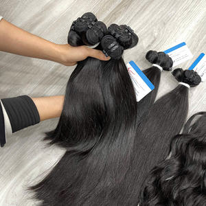 Artículo Imprescindible: Extensiones de Cabello Natural Liso Sin Procesar, Cabello Vietnamita 100% Virgen, Doble Trama Disponible en 10-34 Pulgadas - Product Image 6