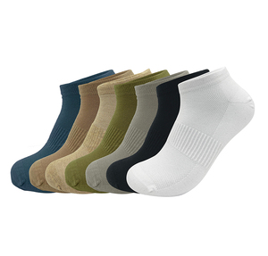 Calcetines Cortos Casuales de Invierno para Hombre, Antibacterianos, Transpirables, de Secado Rápido, 100% Algodón, a la Moda, al por Mayor, de la Mejor Calidad - Product Image 1
