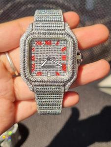 Reloj de Pulsera Automático con Diamantes de Moissanita y Cuarzo, para Hombre y Mujer, Regalo para Ella - Product Image 2