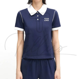 Nueva Llegada: Camisetas Polo Deportivas para Mujer, Color Sólido, Suaves y Cómodas, con Logotipo Personalizado, Polo de Alta Calidad para Mujer - Product Image 5